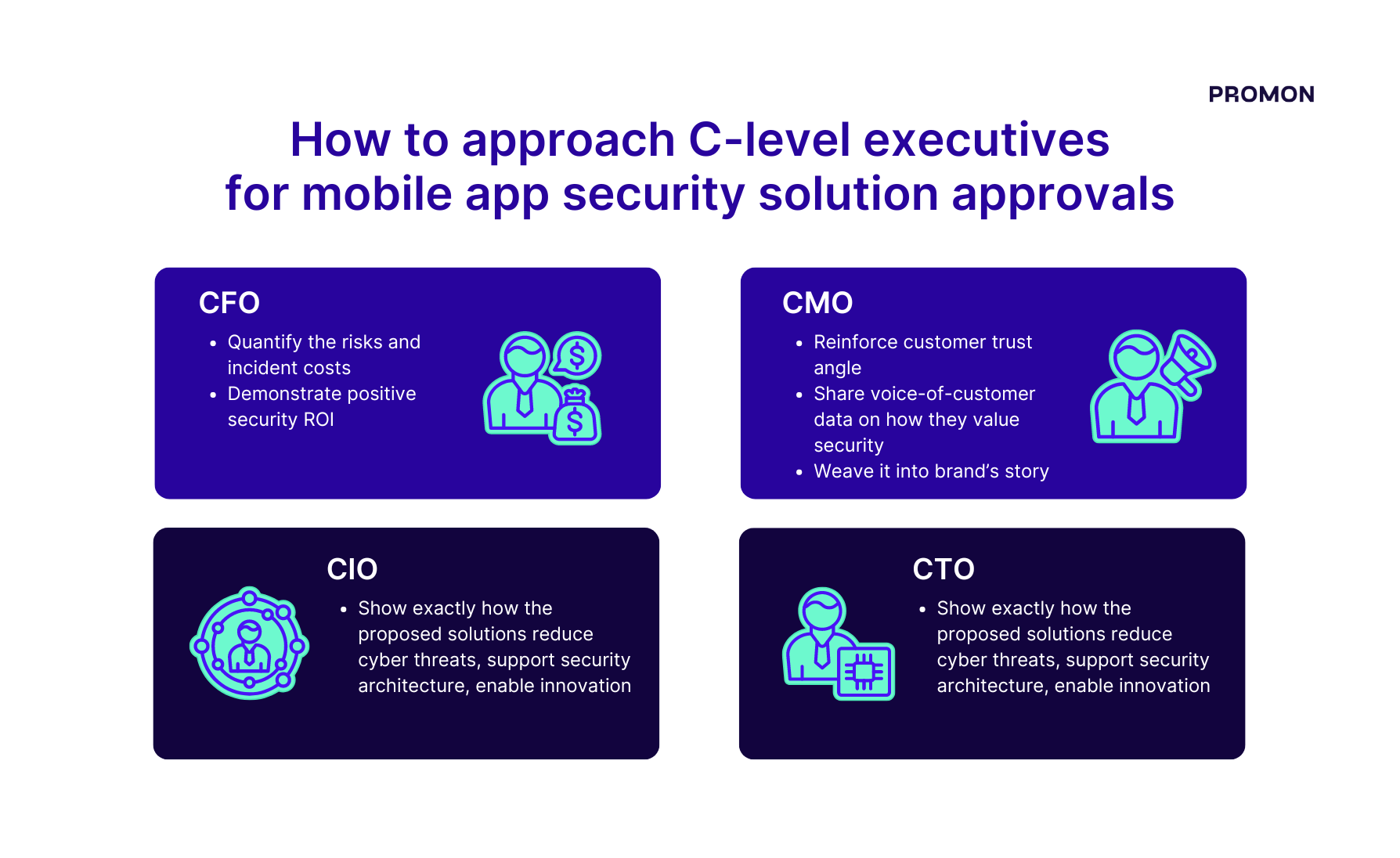 How to approach C-level executives for mobile app security solutions approvals